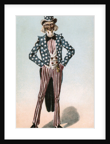 Postcard of Uncle Sam by Anonymous