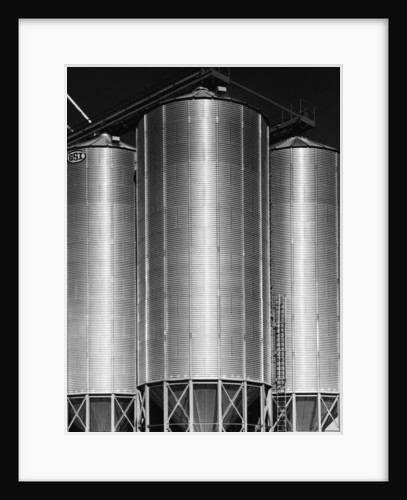 Corrugated Metal Silos #3 by Gordon Osmundson