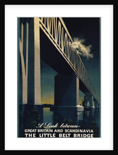 The Little Belt Bridge Poster by Aage Rasmussen