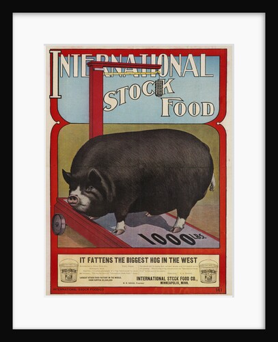 International Stock Food Advertising Poster by Anonymous