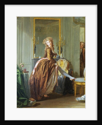 An Elegant Woman Dresses by Michel Garnier
