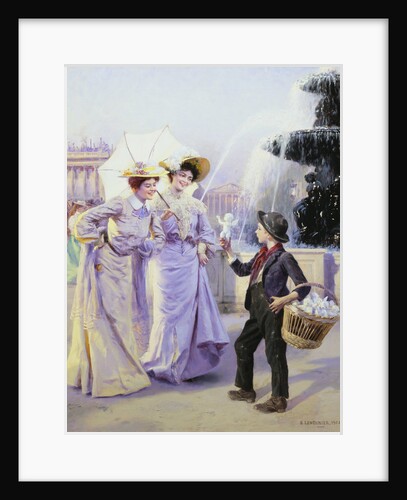 A Parisian Street Urchin by Basile Lemeunier