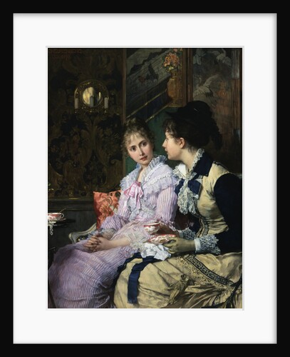 Ladies Taking Tea by Josef Scheurenberg