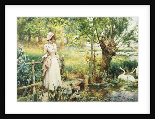 A Reverie by the River by Alfred Augustus Glendening II