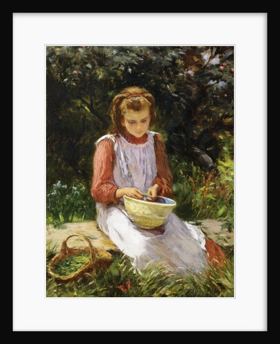 Shelling Peas by William Banks Fortescue