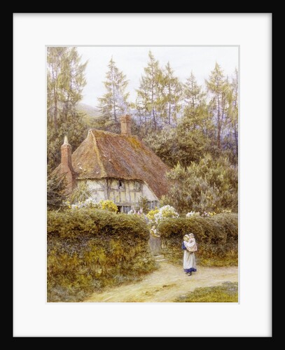 Pine Tree Cottage by Helen Allingham