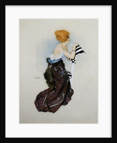 A Golden-Haired Beauty by Raphael Kirchner