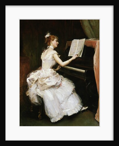 A Favourite Piece by Raimundo de Madrazo y Garreta