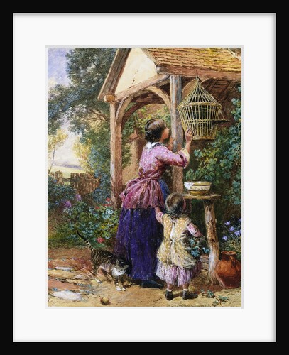 The Bird Cage by Myles Birket Foster