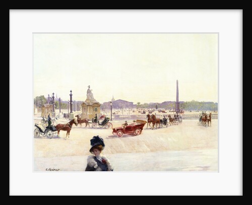 Paris, Place de la Concorde by Gustave Fraipont