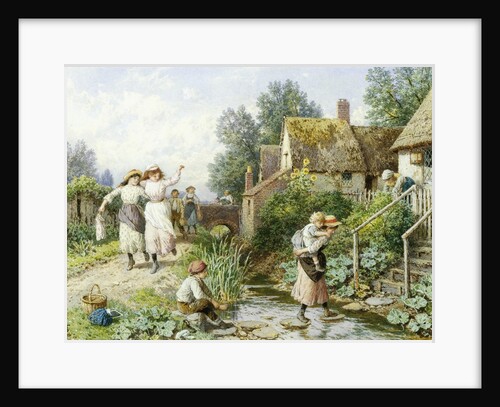 Out of School by Myles Birket Foster