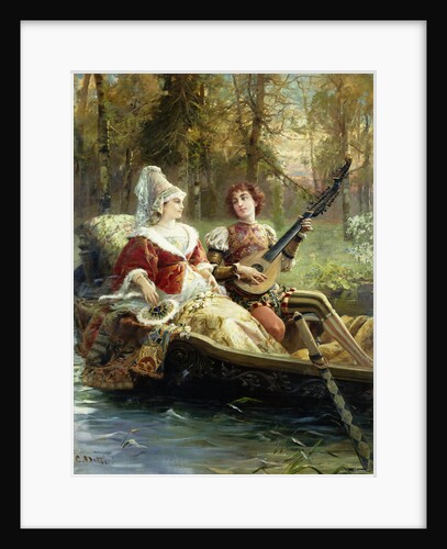 A Romantic Serenade by Cesare Agostino Detti