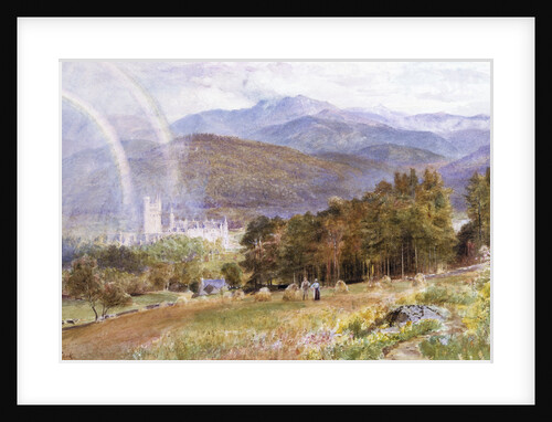 Balmoral Castle and Lochnagar by Ebenezer Wake Cook