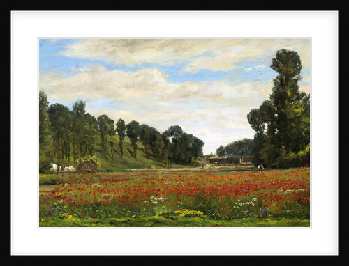 The Poppy Field by Hippolyte Camille Delpy