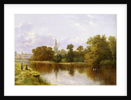 Stratford on Avon from the River by Arthur Bevan Collier