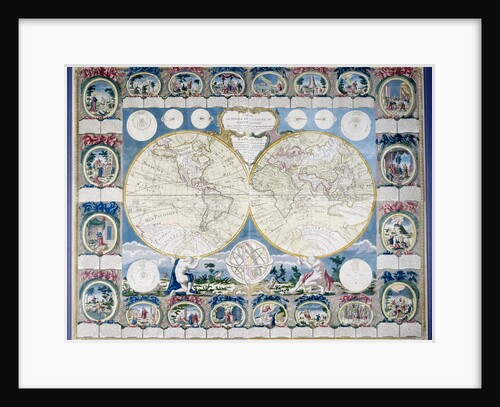General Map of the Earth by Abbe Clouet