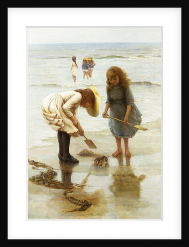 Playing on the Beach by Thomas Liddall Armitage