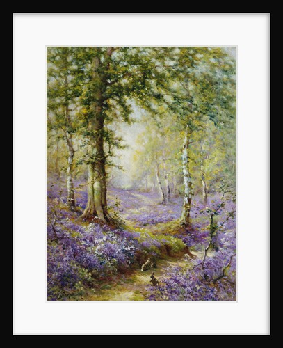The Bluebell Wood by Alfred de Breanski