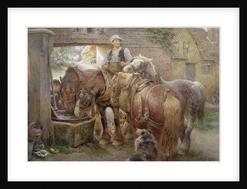 At the Village Pump by Charles James Adams