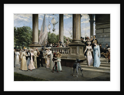 Concert at the Saratoga Springs Racetrack, New York by Franz Dvorak