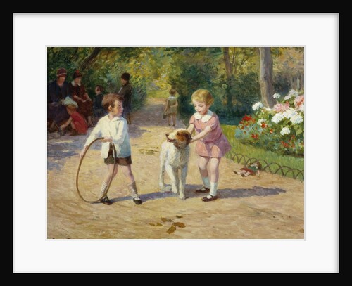 Playing with a Hoop by Victor Gabriel Gilbert