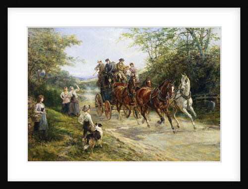 The London Coach by Heywood Hardy