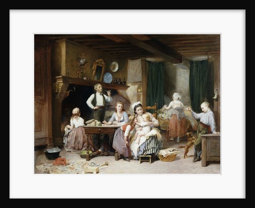 The Happy Family by Charles Auguste Romain Lobbedez