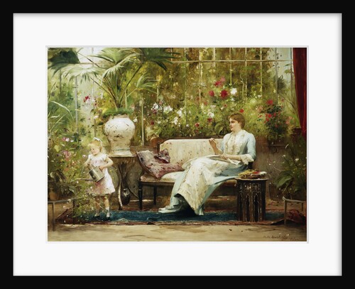 A Willing Helper by Mihaly Munkacsy