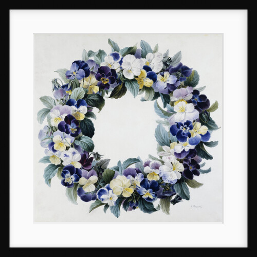 A Garland of Pansies by Antoine Pascal