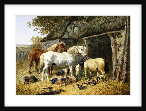 Farmland Friends by John Frederick Herring Jr