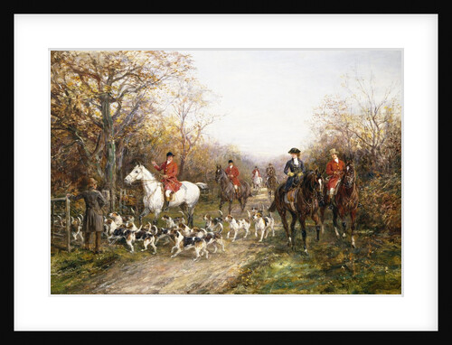 Going Through the Copse by Heywood Hardy