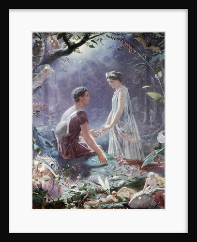 Hermia and Lysander by John Simmons