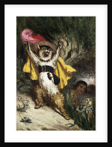 Help! The Marquis of Carabas is Drowning Book Illustration by Gustave Dore