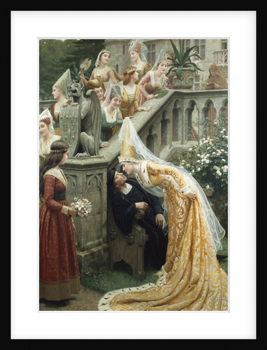 Alain Chartier by Edmund Blair Leighton