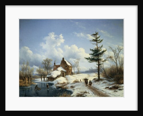 A Clear Winter's Day by Cornelius Lieste