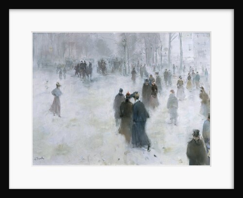 A Walk in the Snow by Lucien Frank