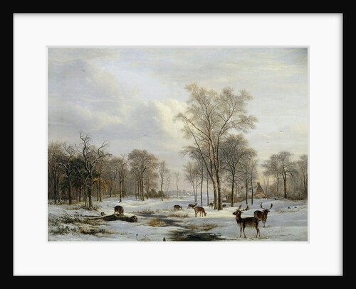 A Winter Landscape by Jacobus-Theodorus Abels