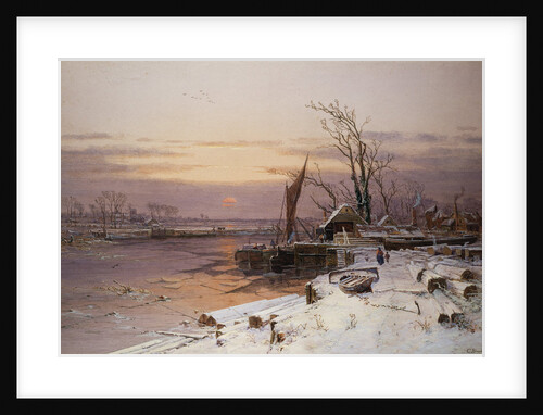 On the Estuary, Near Monmouth by Charles Brooke Branwhite