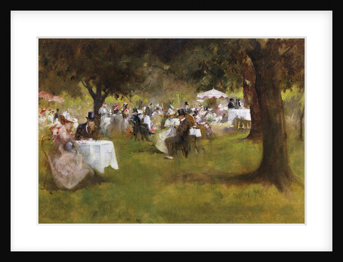 A Summer Garder Party by Albert Chevallier Tayler