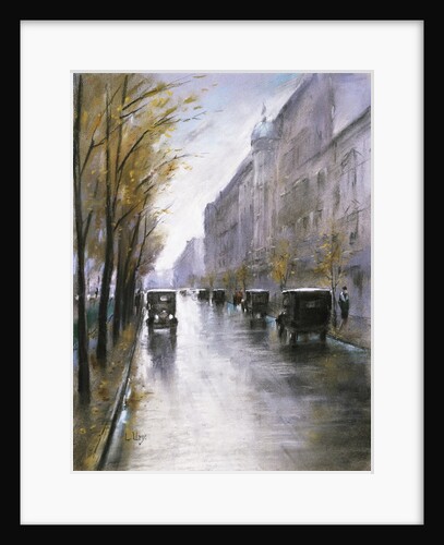 The Tiergartenstrasse, Berlin by Lesser Ury
