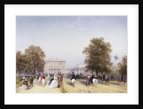 High Society, Rotten Row, Hyde Park by Carlo Bossoli