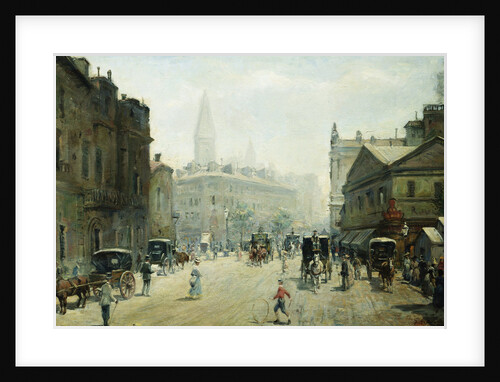 L'Avenue a Fourchambault by Georges Achille Dufaud