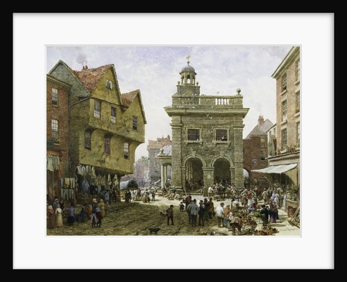 Ludlow Market by Louise Rayner