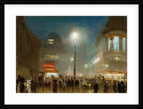 The Strand, London, at Theater Time by George Hyde-Pownall