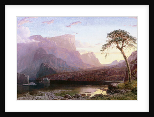 A View of Hornelen Fjord, Norway by Charles Pettitt
