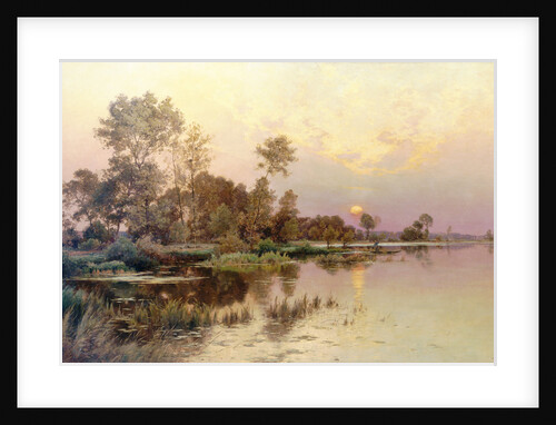 Hazy Sunshine (Sunset) by Albert Gabriel Rigolot