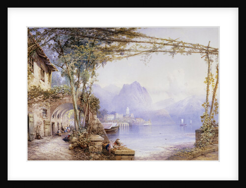 A View of Lake Como by Edward M. Richardson