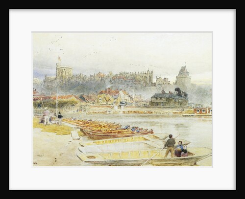 Punting at Windsor by Albert Goodwin