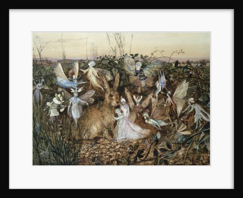 A Rabbit Among the Fairies by John Anster Fitzgerald