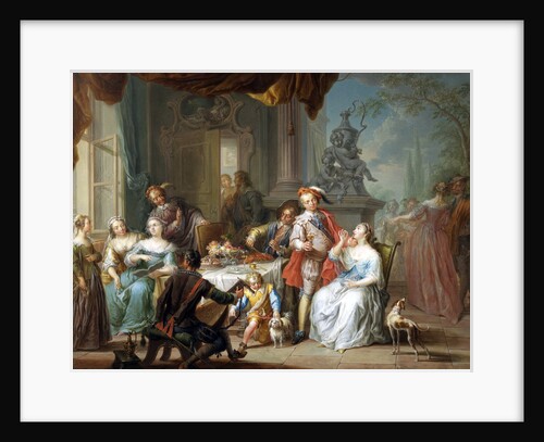 Dining on the Terrace by Franz Christoph Janneck